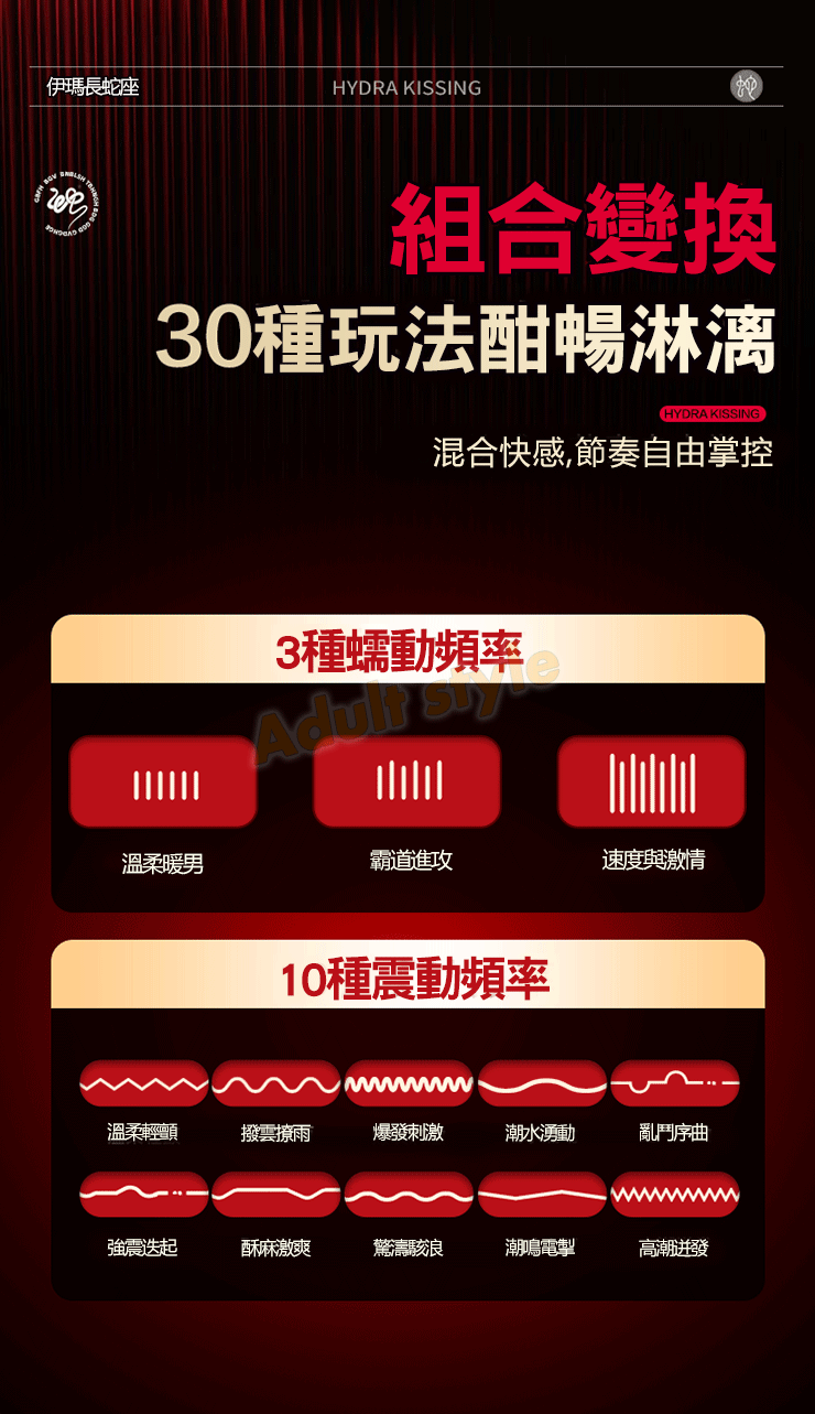 舌形幻影浪潮翻滾