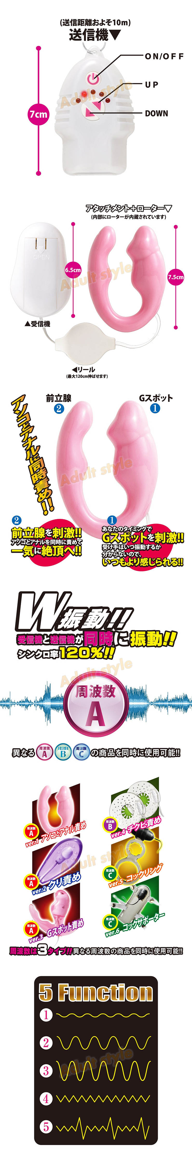 雙向共震飛子五段遙控蛋Ver．1