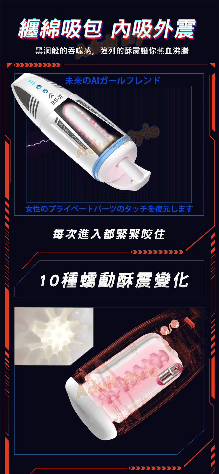 虛擬女友 舔蛋吮愛杯