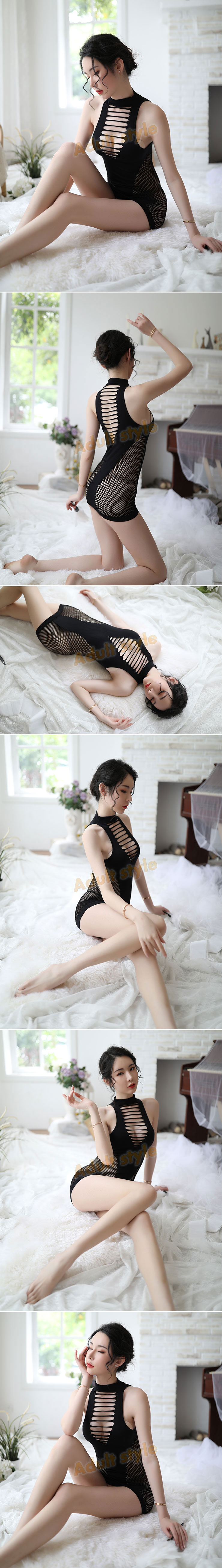 柔情依戀網紋貓裝